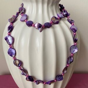 Purple Costume jewelry